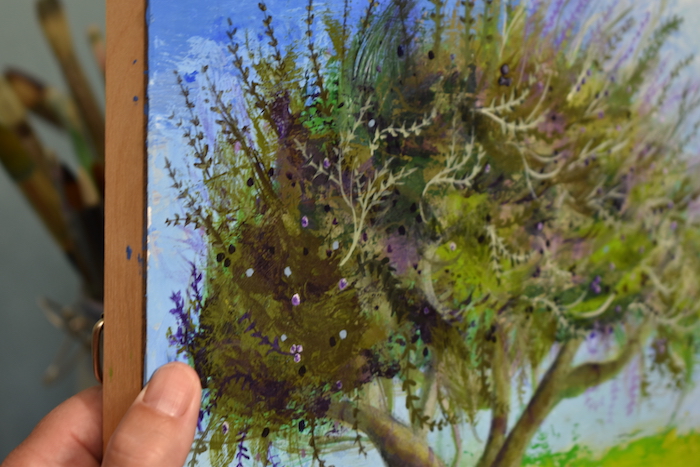 Olive Tree Acrylic on board