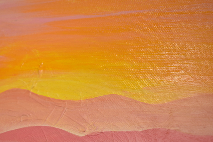 venema pink horizon acrylic on canvas