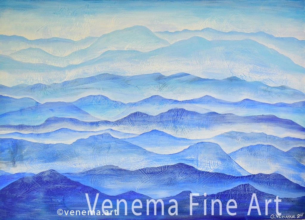 blue-mountains venema painting original and prints for sale