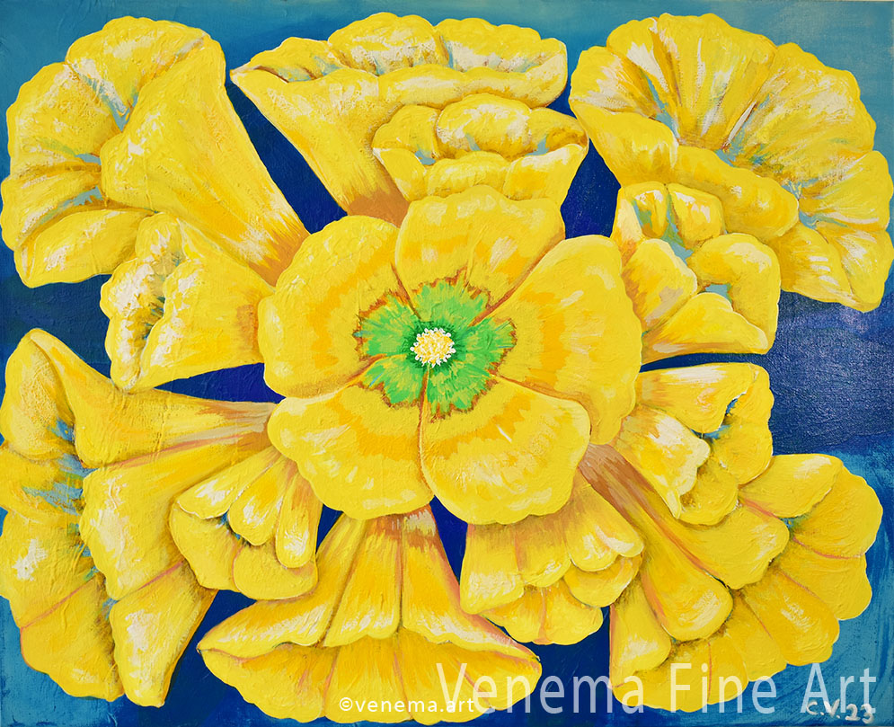 yellow venema painting original and prints for sale